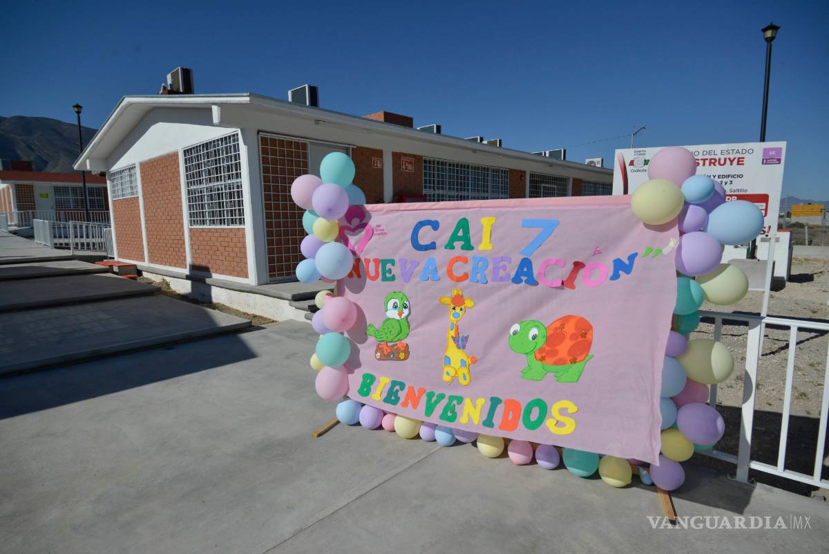 $!Supervisa Riquelme Solís instalaciones del Centro de Atención Infantil 7 en Saltillo