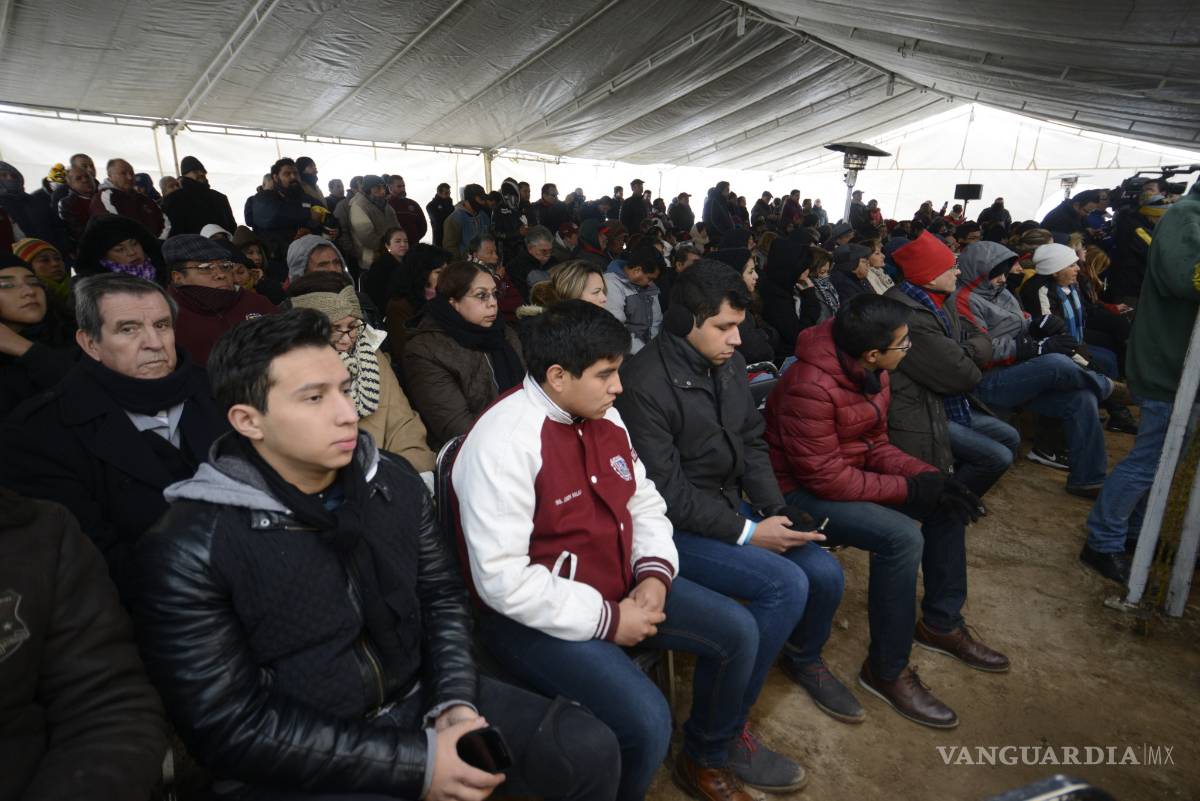 $!Inicia Miguel Ángel Riquelme construcción del ITS campus Arteaga
