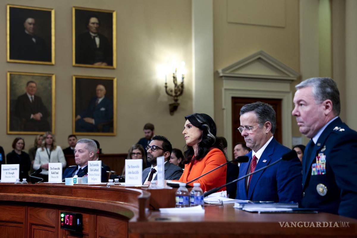 $!Los demócratas del Comité de Inteligencia de la Cámara de Representantes cuestionan a los jefes de inteligencia sobre el uso de Signal y la inclusión editor en jefe de The Atlantic.