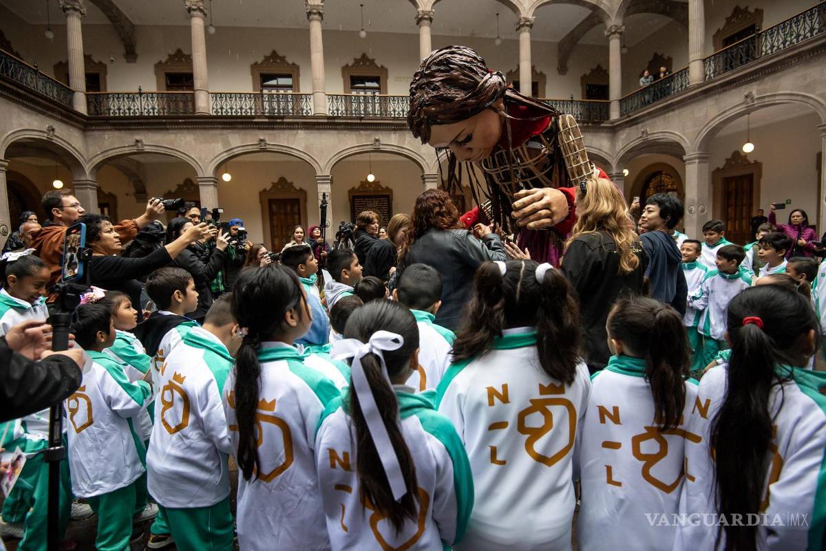 $!Amal, que representa a niños refugiados, promovió la inclusión en Monterrey, una de las principales receptoras de migrantes del creciente flujo migratorio.