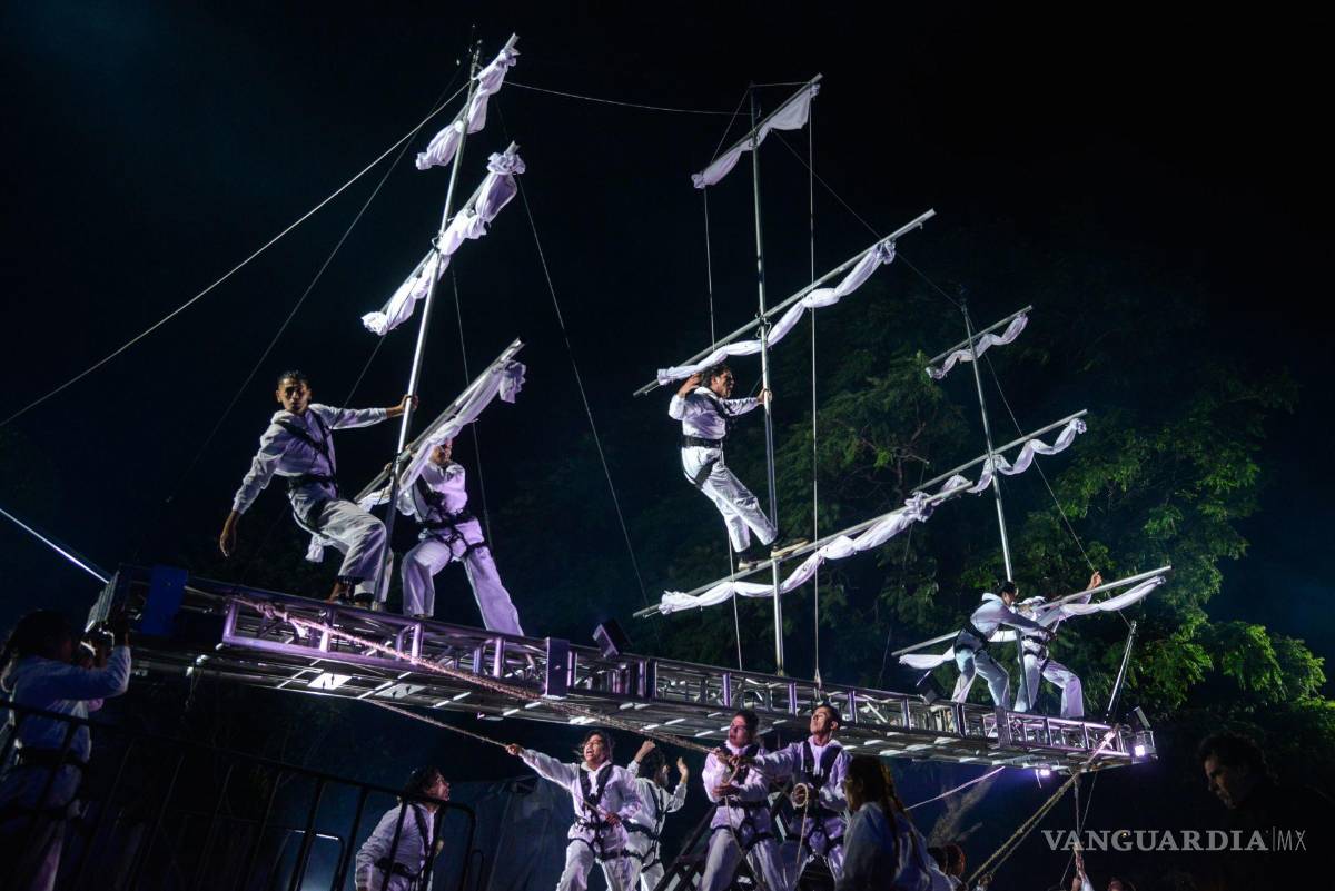 $!La Fura dels Baus, compañía de teatro originaria de España, presentó En un lugar de Guanajuato en el marco del 50 Festival Internacional Cervantino (FIC).