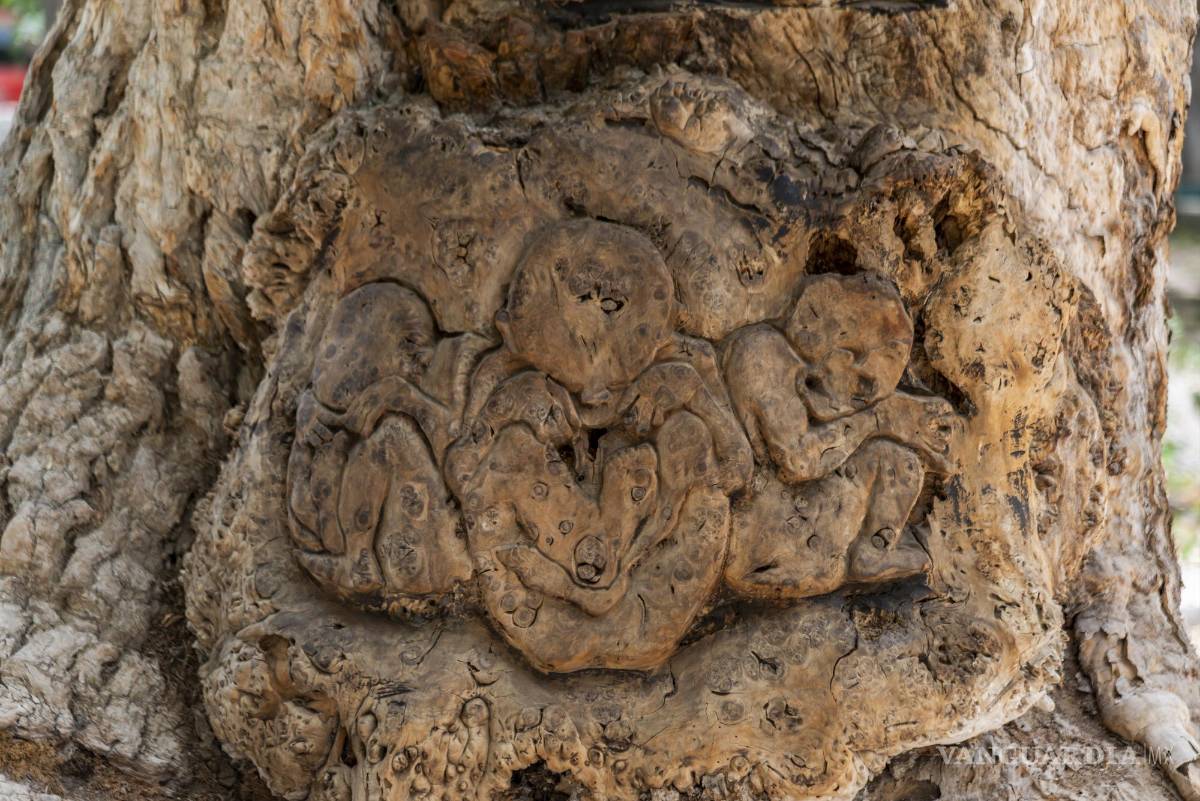 $!Desde alumnos de la Escuela de Artes Plásticas hasta niños de secundaria por la zona, ayudaron en el proceso de esculpir.