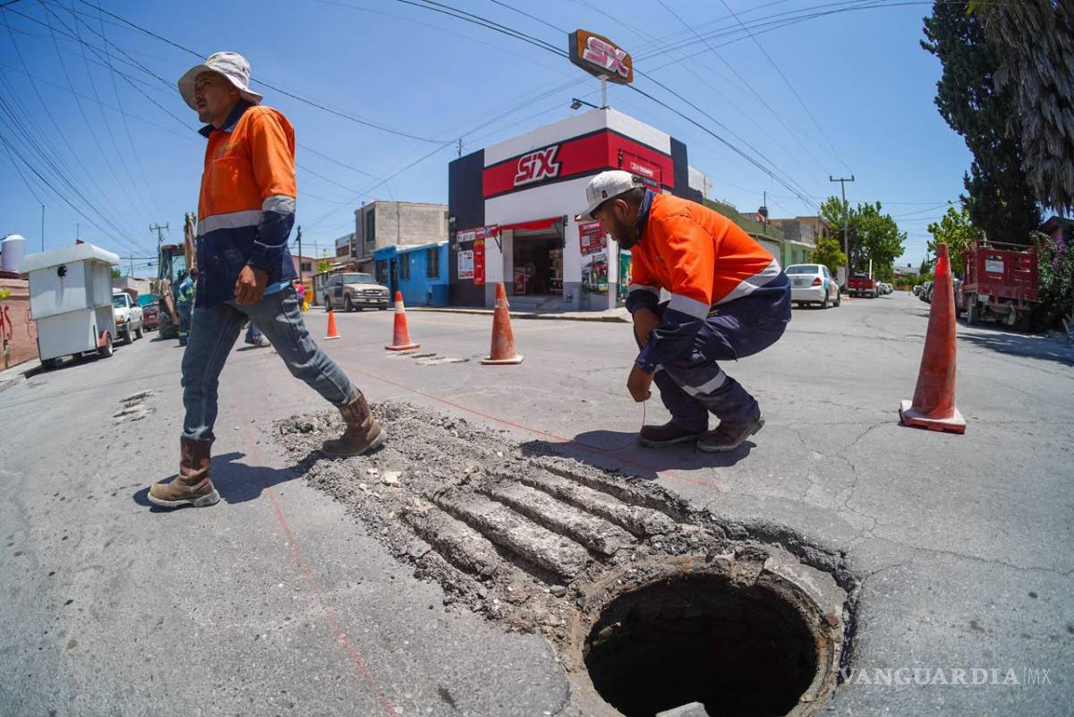 $!La obra contempla la sustitución de la línea dañada y la limpieza del área para restablecer el servicio de drenaje en beneficio de los habitantes del sector.