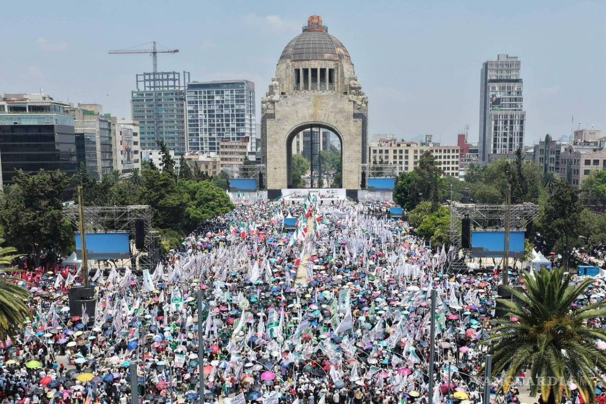 $!El pasado domingo, la presidenta Sheinbaum encabezó un evento por el segundo aniversario de su victoria electoral, en donde dejó en claro su rechazo al intervencionismo.