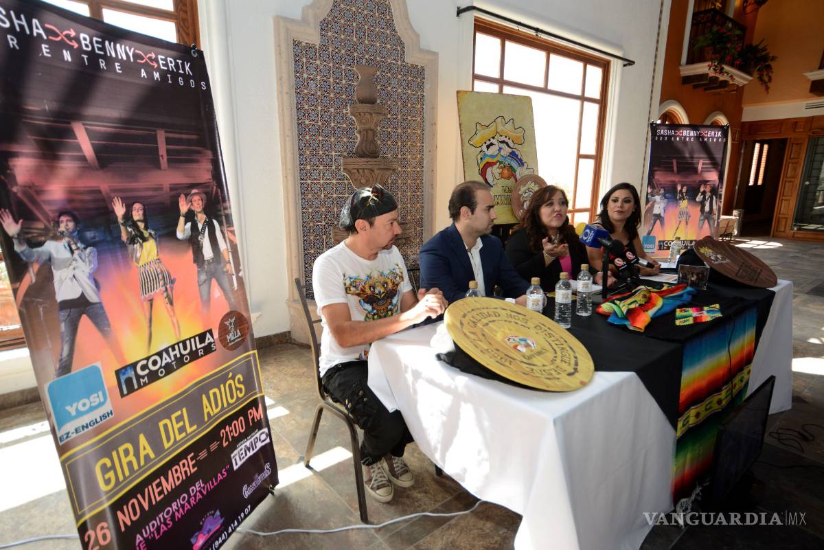 $!Sasha, Benny y Erik llegan a Saltillo en noviembre
