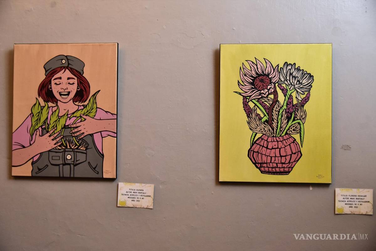 $!‘Retratos, bodegones y floreros’: Maki Barsaly ‘acepta’ su estilo en exposición
