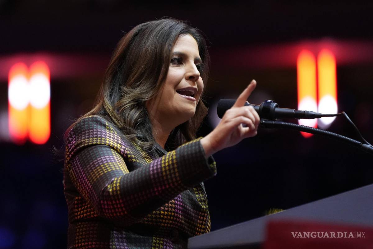 $!Donald Trump, presidente electo de Estados Unidos, elige como embajadora ante las Naciones Unidas a la defensora de la causa israelí Elise Stefanik.