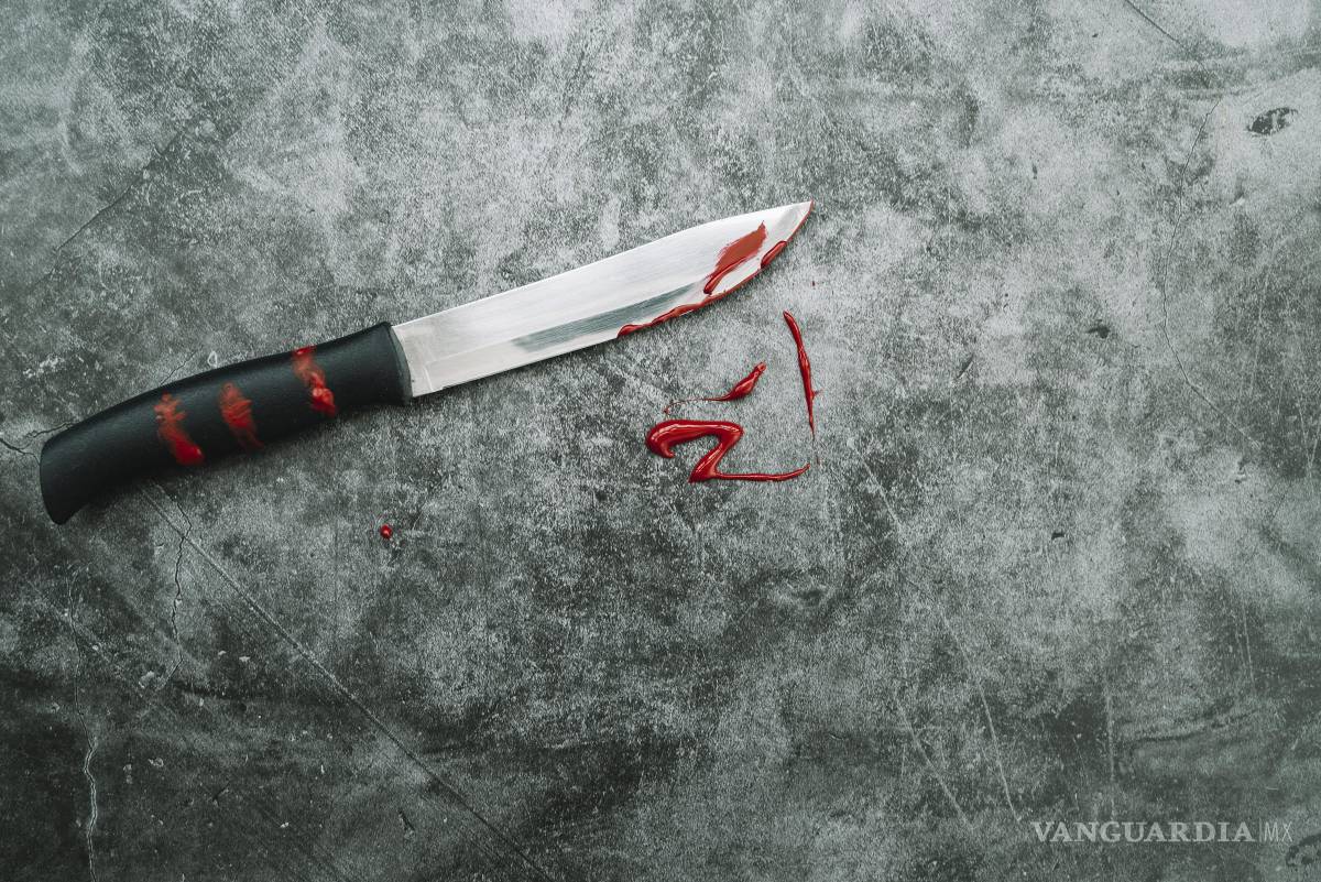 $!Un comentario, un gesto o una situación específica, pueden ser el detonante de un acto criminal (cuchillo con sangre artificial).