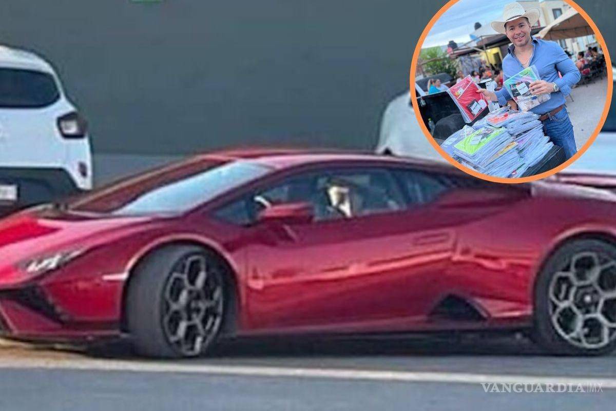 $!Tony Flores ha mostrado su afición por los autos de lujo de Lamborghini.