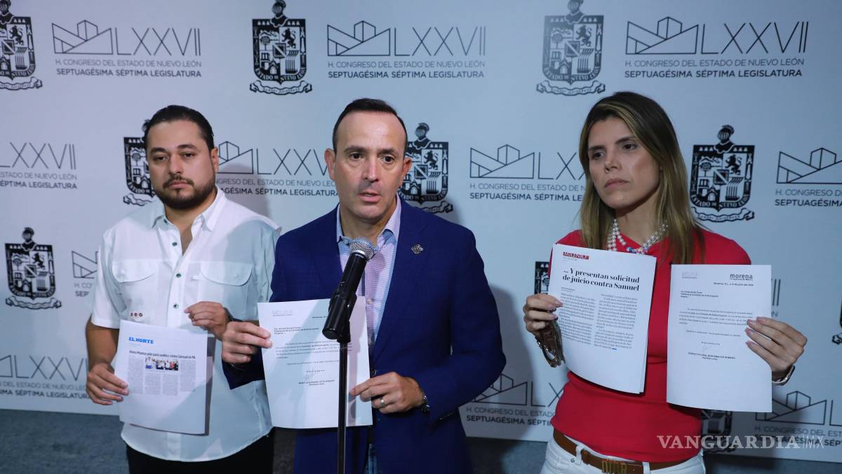 Comisión Anticorrupción declara juicio político contra Samuel García, gobernador de Nuevo León