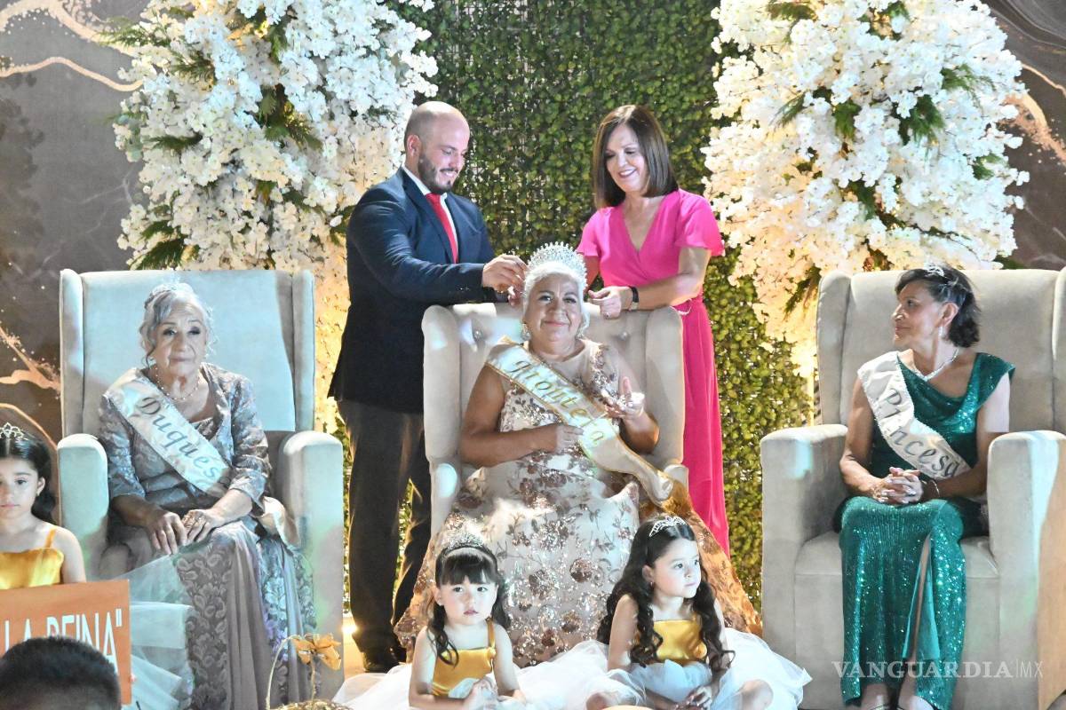 Coronan a Esmeralda Rojas; ya es la nueva Reina del Adulto Mayor en Ciudad Frontera