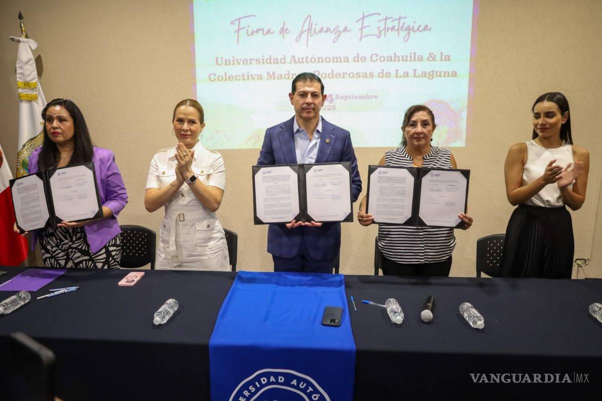 UAdeC y colectivo de La Laguna firman alianza en favor de hijos de víctimas de feminicidio