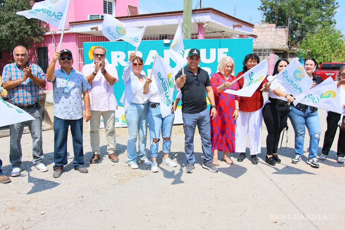 Beneficiará pavimentación en la colonia Coahuila a mil sabinenses