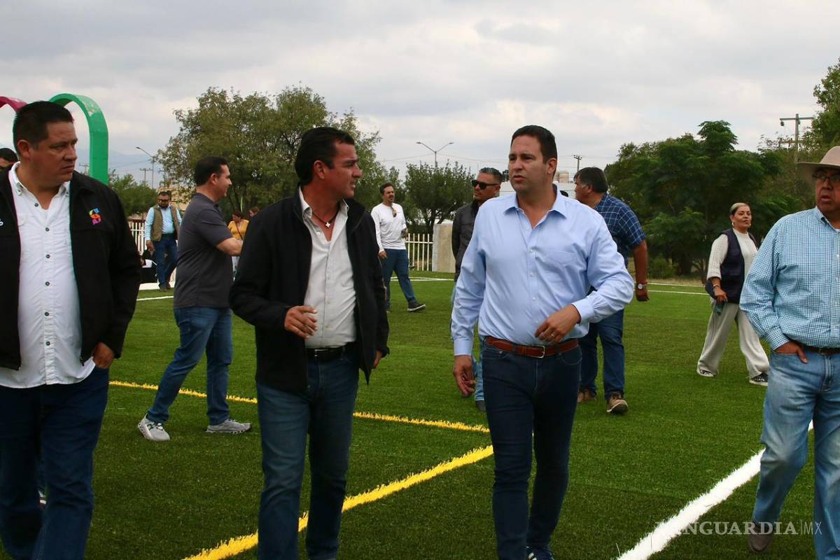 Supervisa Alcalde de Saltillo obras en el parque Carlos R. González; ‘Activa tu Parque’ supera 35 mdp