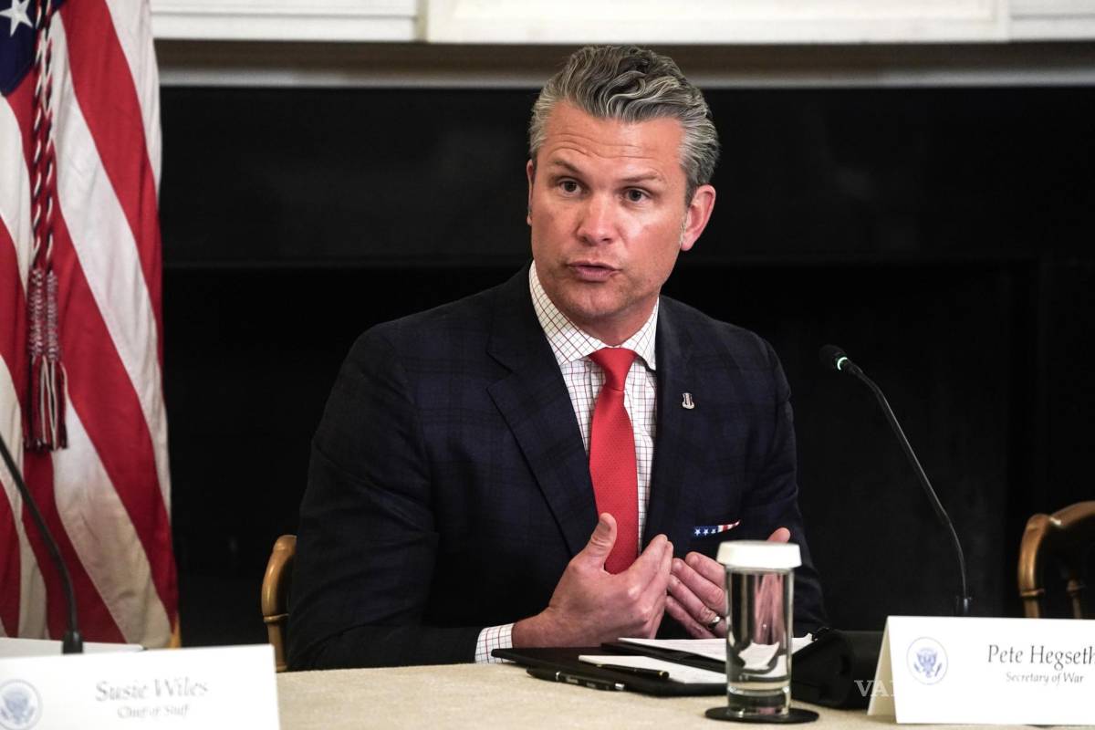 $!Pete Hegseth, secretario de Guerra de EU, informó que el Ejército estadounidense una narcolancha en aguas del mar Caribe “operada por el Tren de Aragua”.
