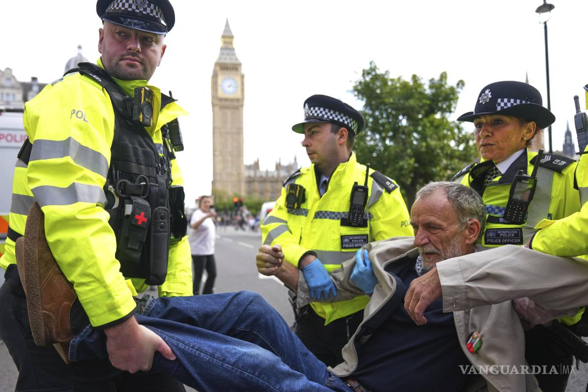 Arrestan a casi 900 simpatizantes de Palestine Action durante protesta en Londres