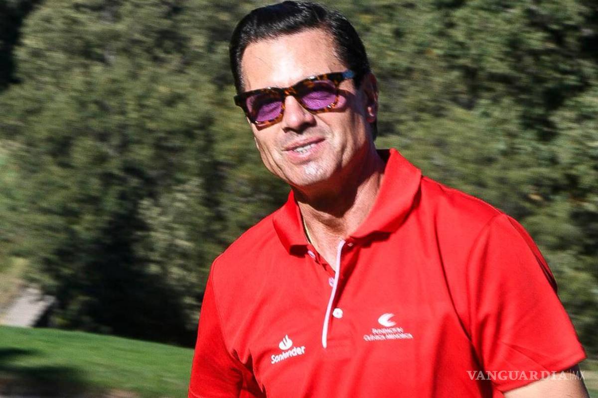 Enrique Peña Nieto reaparece durante torneo benéfico de golf en Madrid junto a Nadal e Iker Casillas