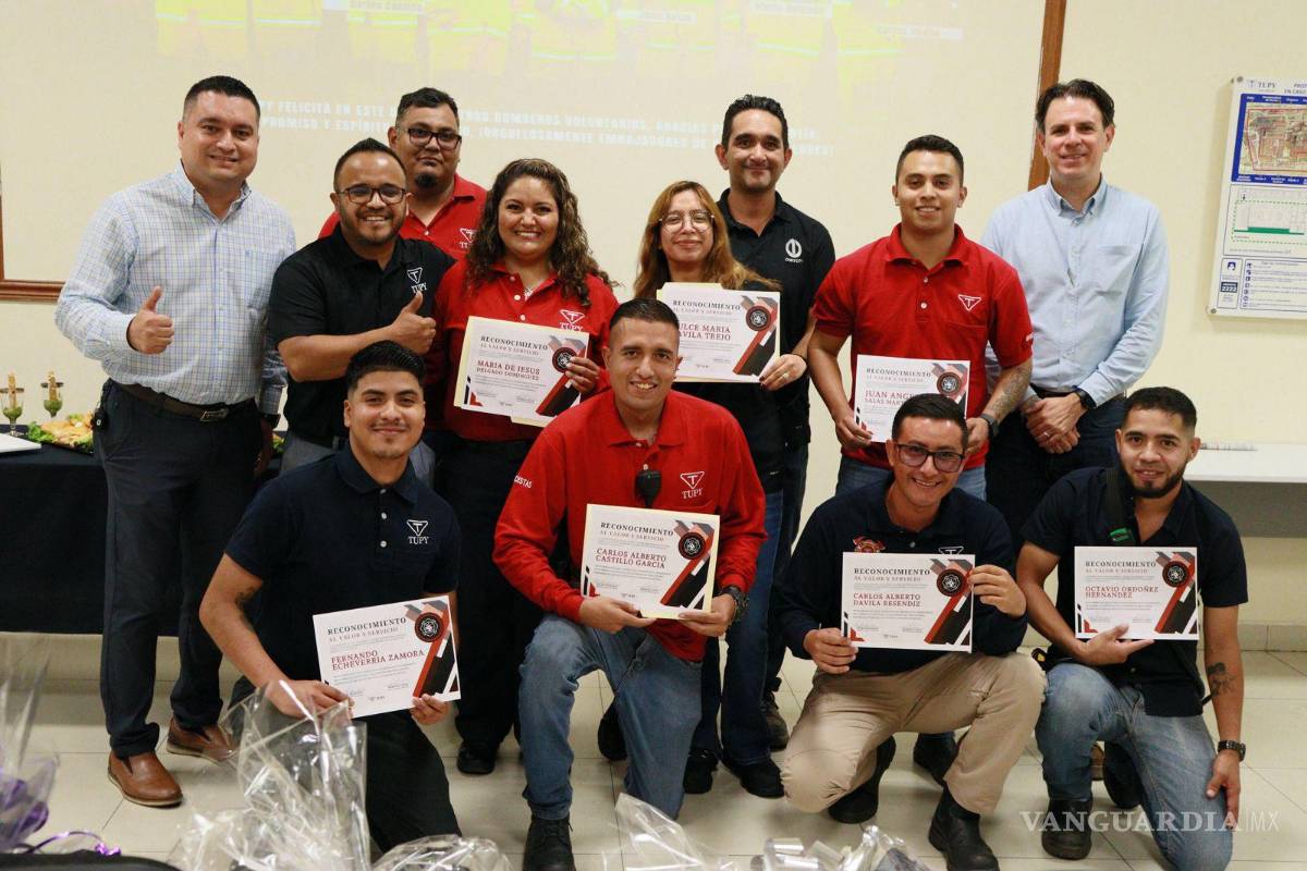 Tupy reconoce a sus brigadistas en el Día del Bombero