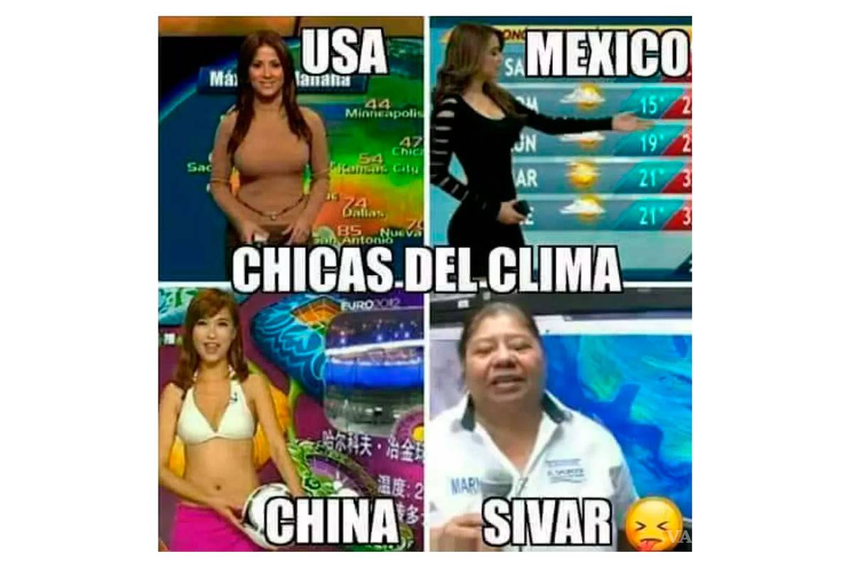 La critican por no ser una típica 'chica sexy del clima' y la convierten en meme
