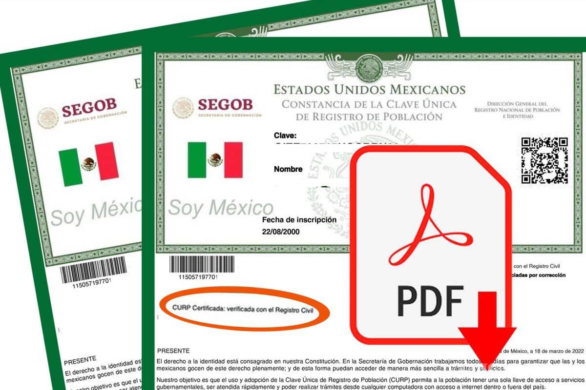 ¿Te piden tu CURP certificada?... Te decimos cómo puedes obtenerla en línea y descargarla en PDF paso a paso