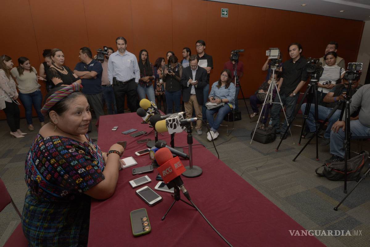 El futuro tiene los ojos abiertos: Rigoberta Menchú