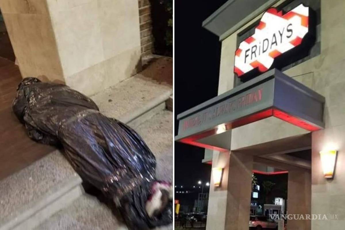 Se disculpa restaurante Friday´s de Tijuana por decoración de Halloween que aparentaba ser un cadáver