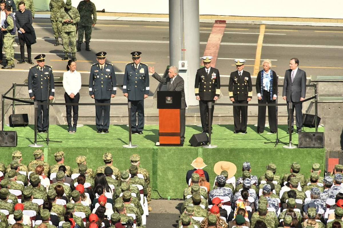 AMLO pide apoyo a Fuerzas Armadas para la Guardia Nacional