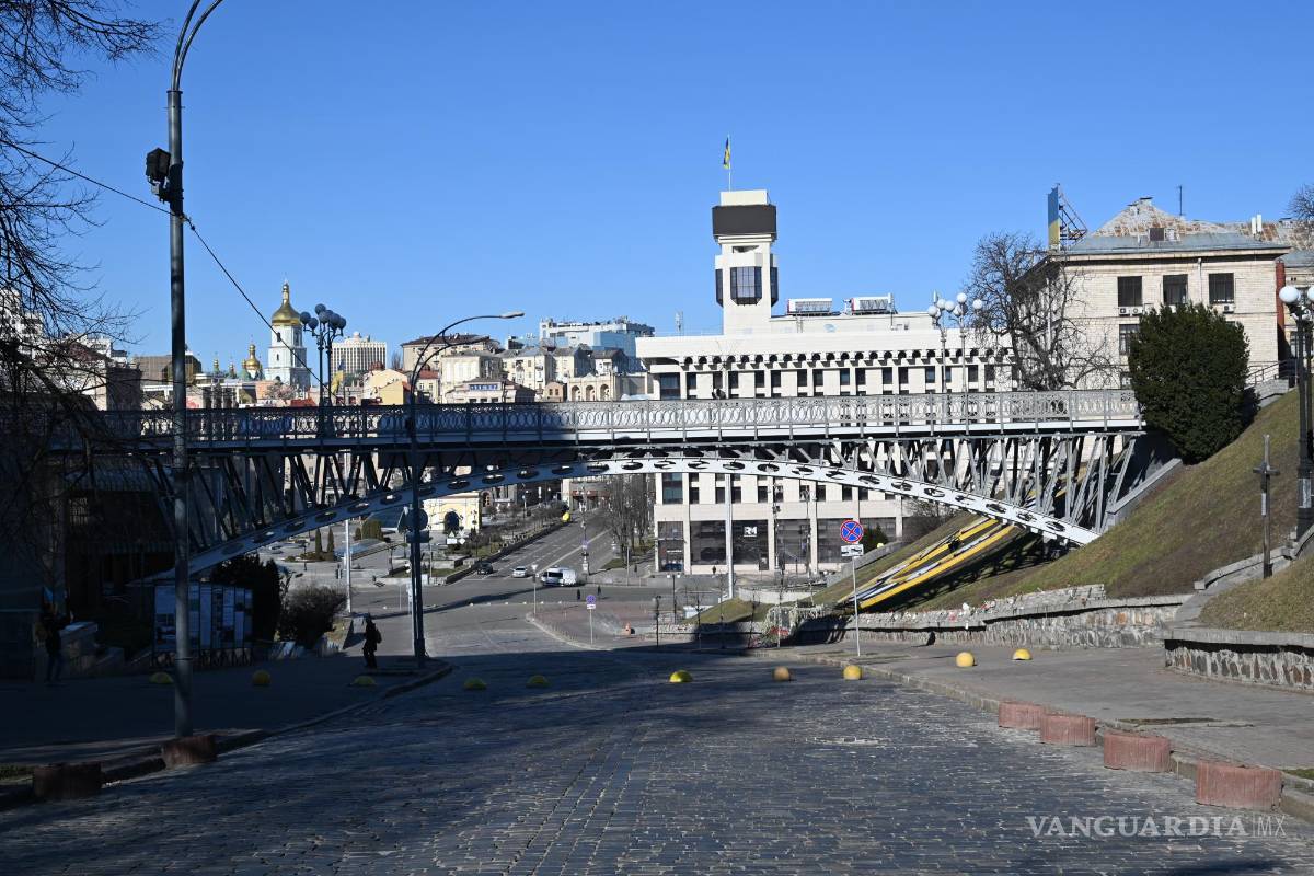 Kiev se convierte en una ciudad fantasma