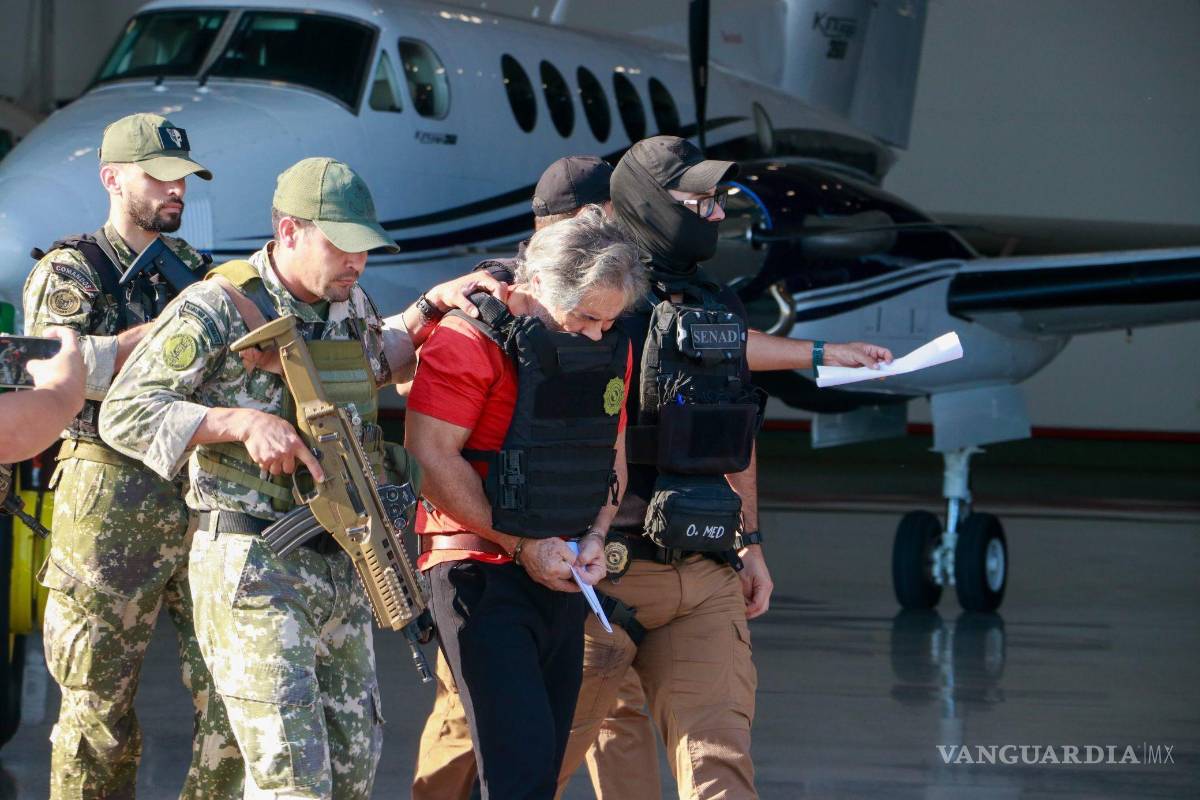 Llega Hernán Bermúdez a México; lo trasladan al penal del Altiplano