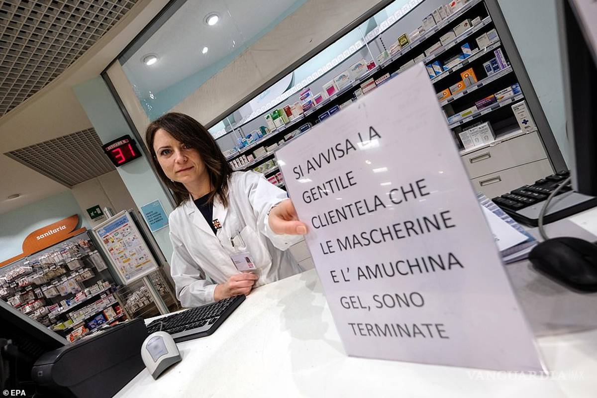 Coronavirus se propaga al sur de Italia con 54 casos nuevos en todo el país; total asciende a 283 contagiados