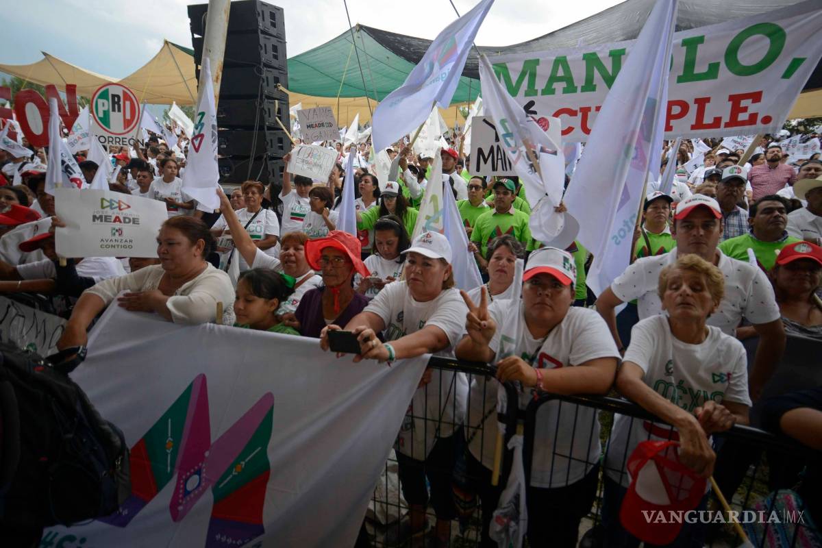 $!Meade se compromete a reforzar la seguridad de México durante cierre de campaña en Saltillo