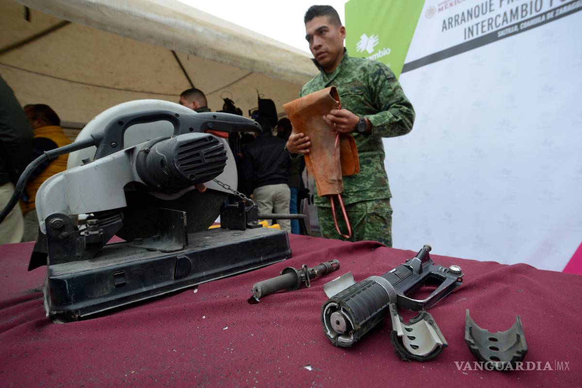 Inicia la Sedena desarme de ciudadanía en Coahuila