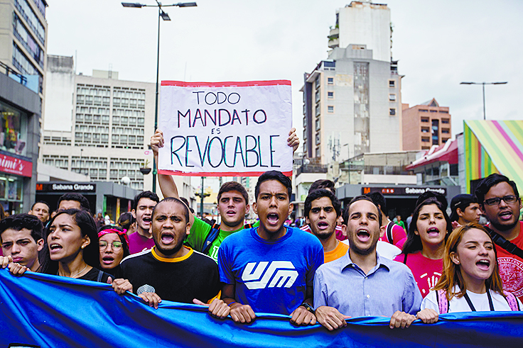 Venezuela tensa ante la ‘megamarcha’ de mañana