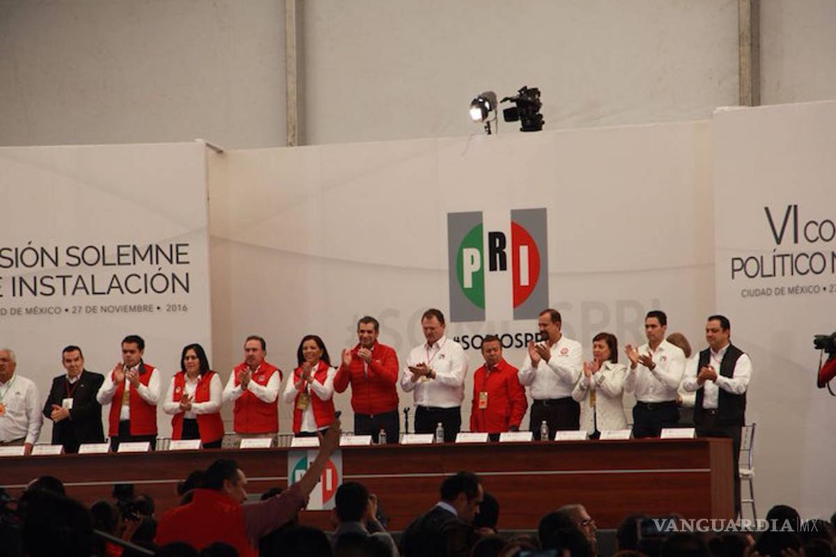 $!Humberto Moreira, Videgaray, Murat, Osorio, Víctor Flores… al Consejo Nacional del PRI de Peña