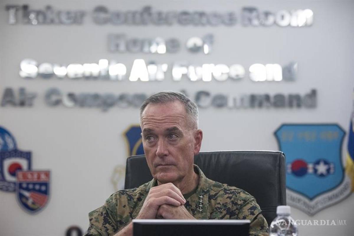 Aboga Joseph Dunford por la vía &quot;diplomática y económica&quot; ante Corea del Norte