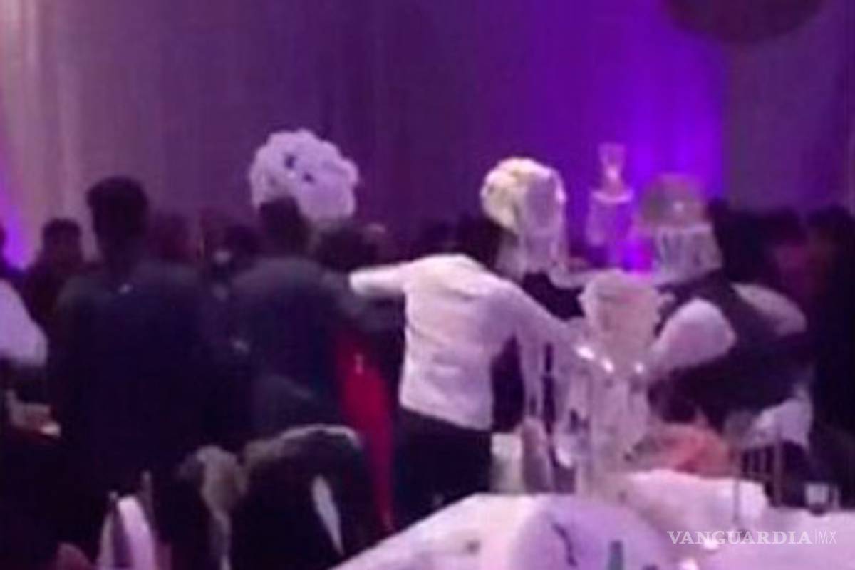 Tremenda pelea en una boda, exnovio exhibe a la novia con fotos sexuales