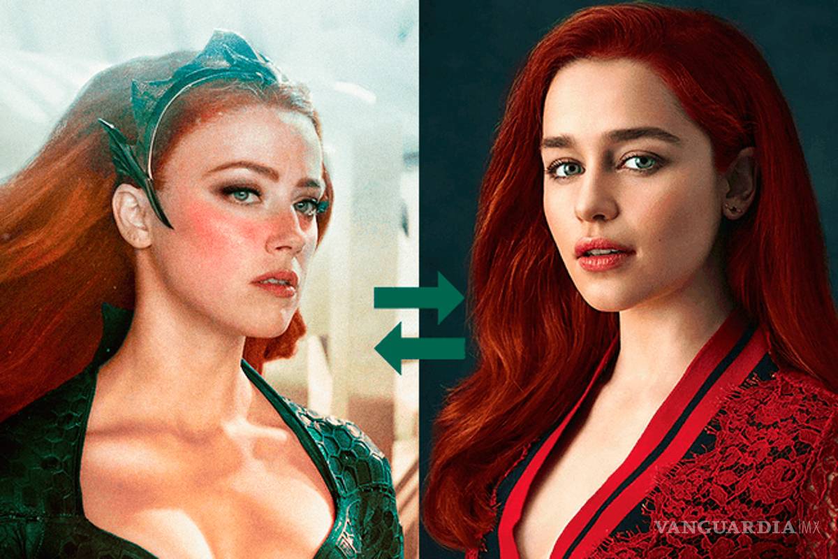 Fans de DC piden sacar a Amber Heard de Aquaman 2, quieren a Emilia Clark