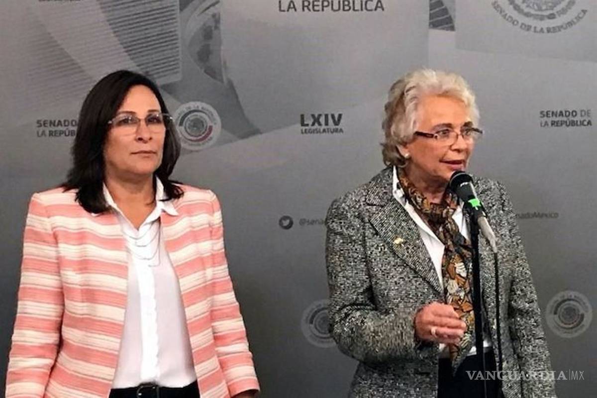 Olga Sánchez Cordero y Rocío Nahle dejan Senado para unirse al gabinete de AMLO