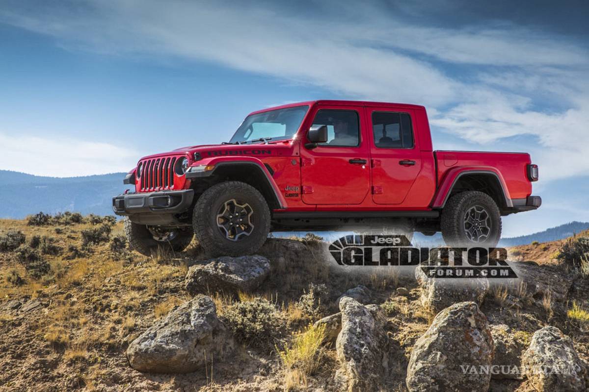 Jeep Gladiator, revelan la poderosa pick-up todoterreno... y descapotable