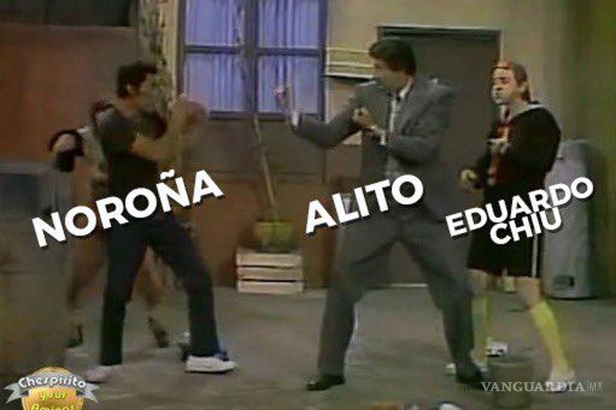 $!Asi fue grabado el encontronazo entre ‘Alito’ Moreno y Noroña desde múltiples cámaras; desata ola de memes
