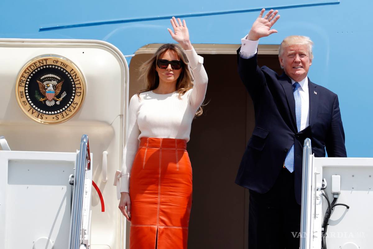 Trump parte a su primera gira internacional