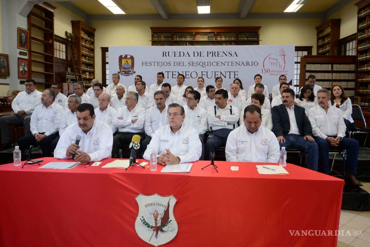 UAdeC presenta calendario de actividades por el 150 aniversario del Ateneo Fuente