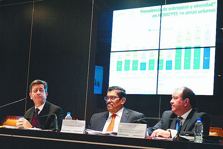 Sobrepeso en México sigue en aumento: encuesta