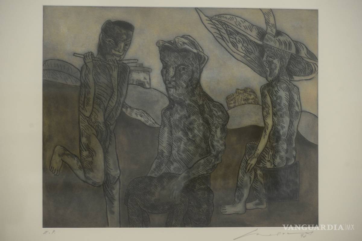 Llegó José Luis Cuevas a Galería de Artes Plásticas, Campus Arteaga