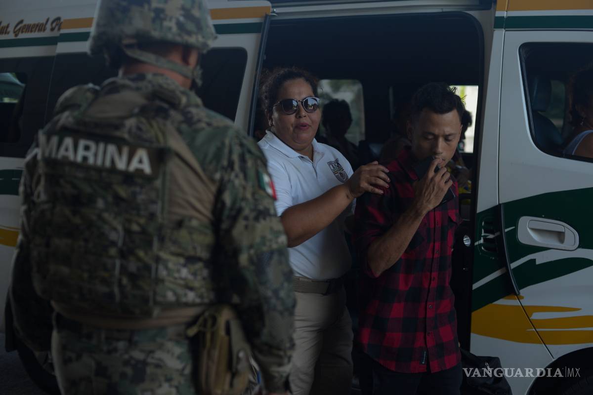 $!México endurece el control migratorio en su frontera sur con la Guardia Nacional (fotogalería)