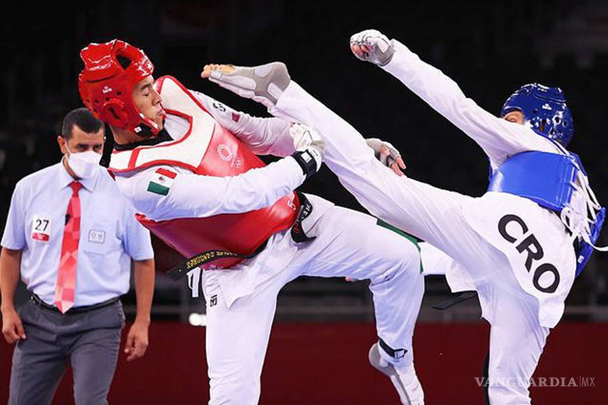 El mexicano Carlos Sansores cae en los Octavos de Final de Taekwondo; aspira a tener un repechaje