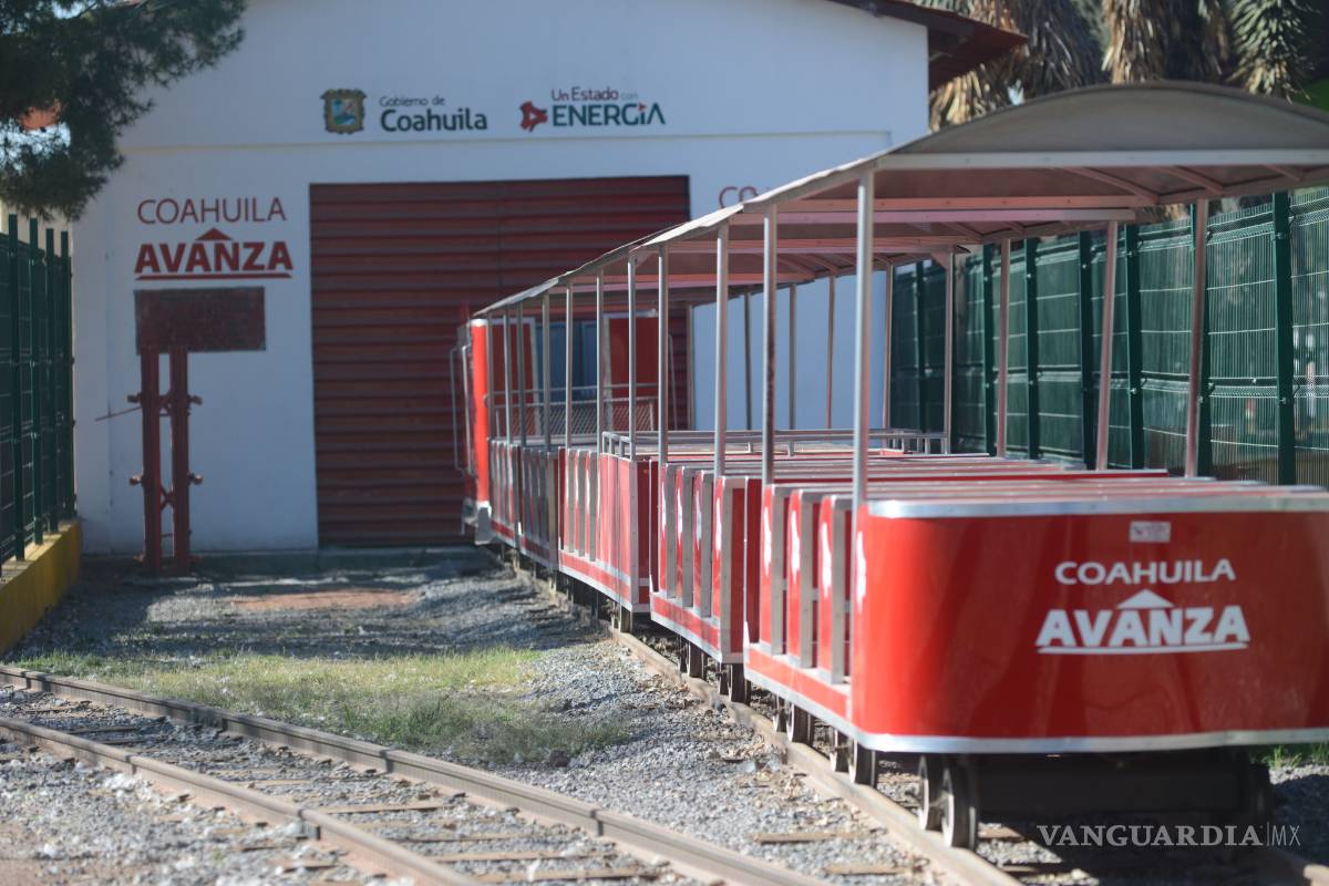 A partir del 28 de enero funcionará el trenecito de La Deportiva de Saltillo