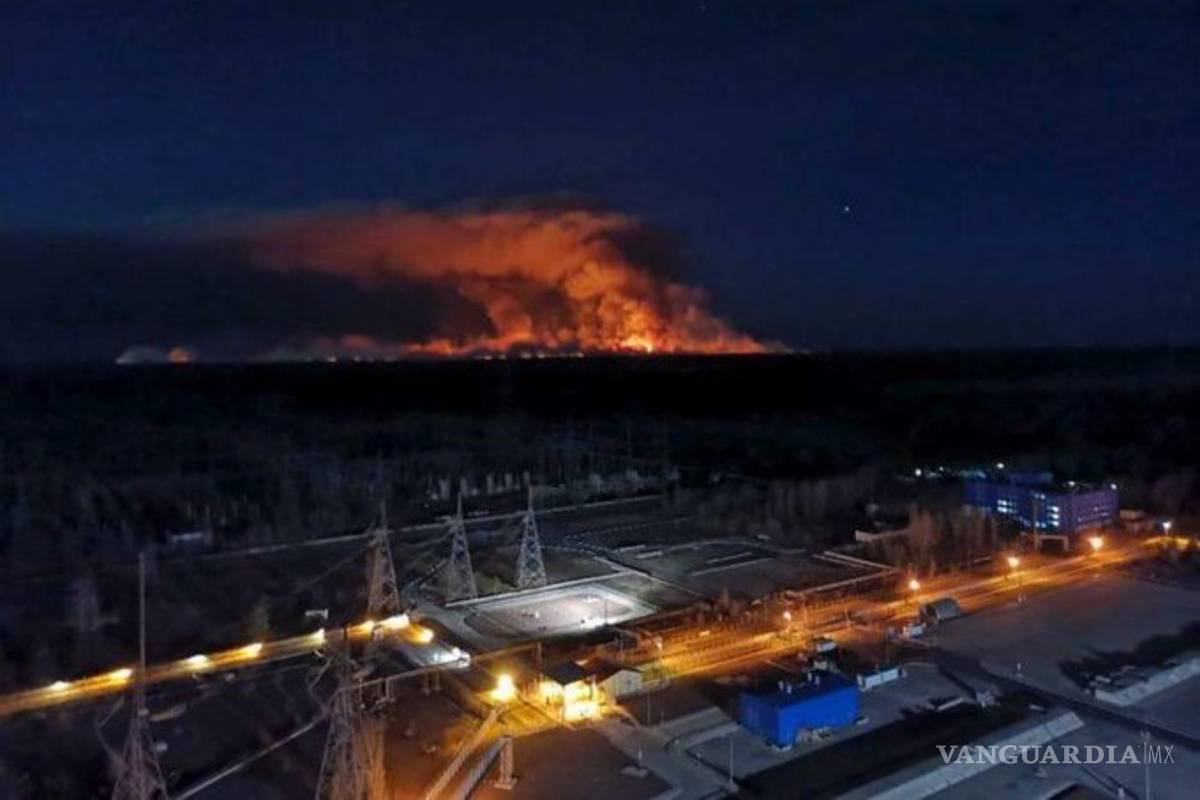 Incendios a “menos de dos kilómetros” de central nuclear de Chernóbil