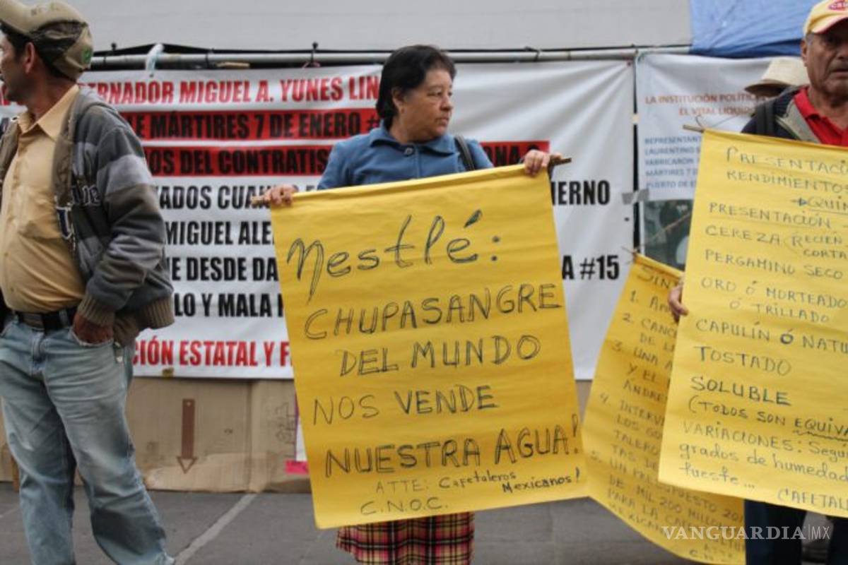 Se oponen a planta de Nestlé productores de café de 5 estados