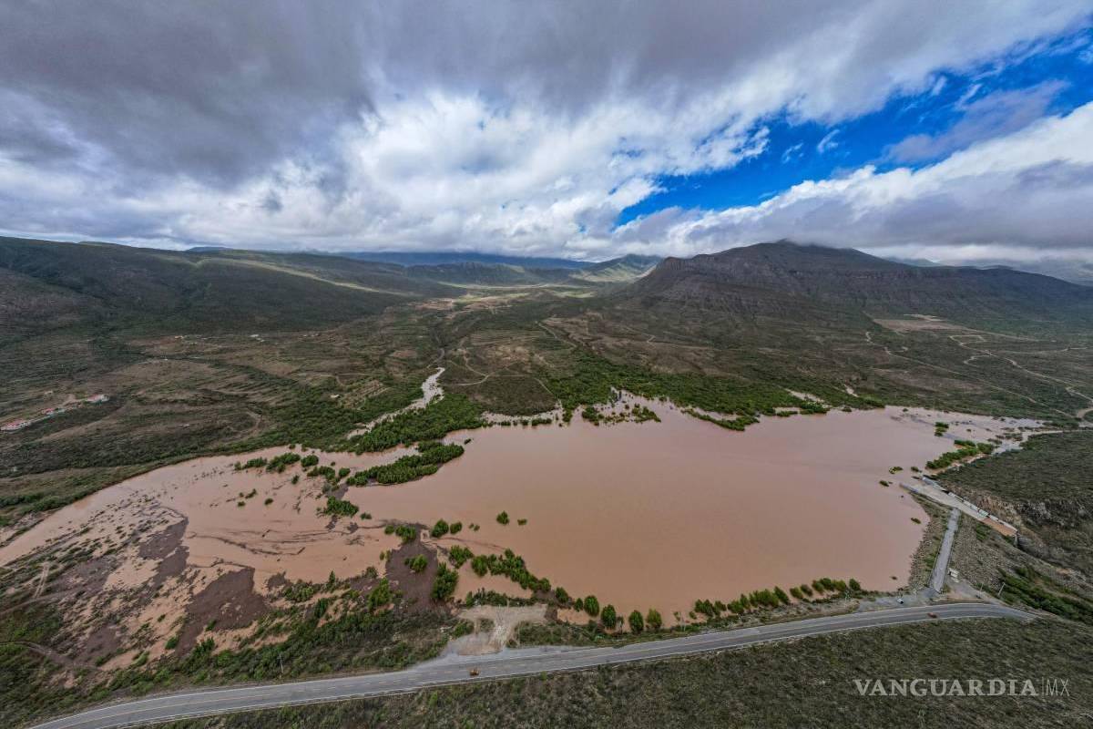 Pese a intensas lluvias, presas de Coahuila están por debajo del 50% de su capacidad